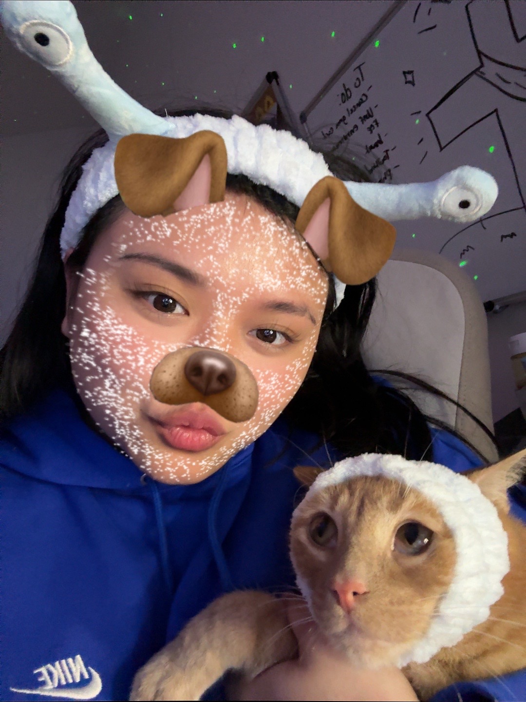 Helena and Samir with filters